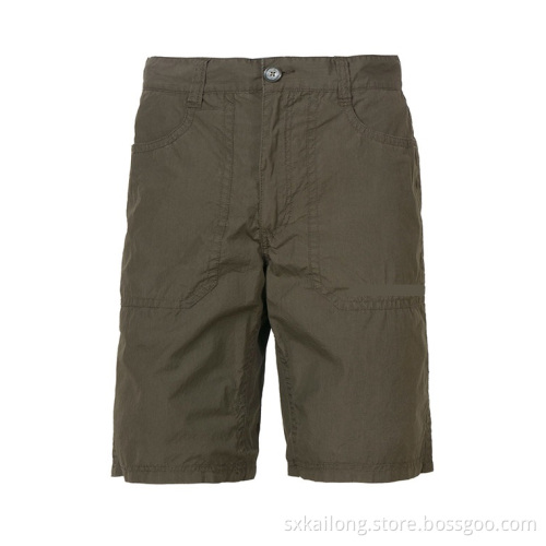 100% Cotton Men's Simple Dyed Solid Shorts